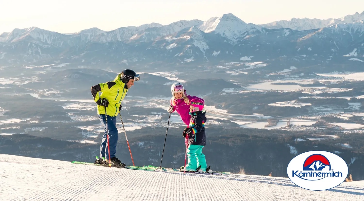 Kärntnermilch Kinderskitag aug der Gerlitzen Alpe