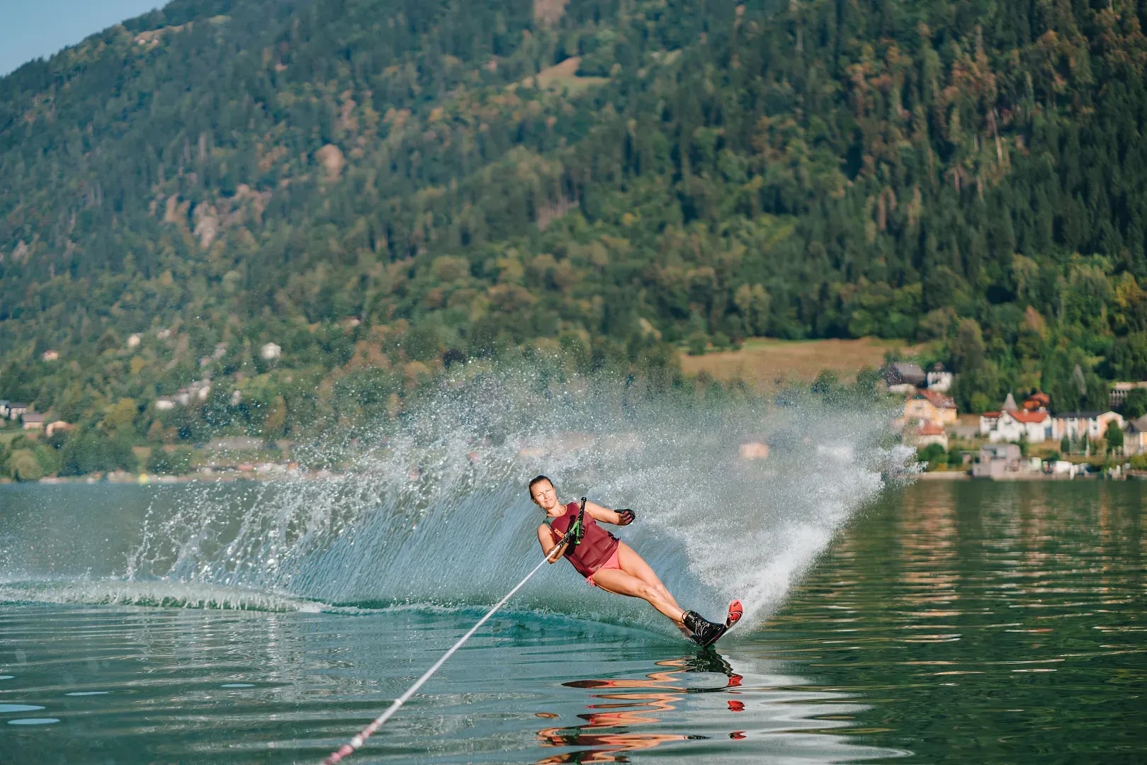 Wasserski am Ossiacher See - Melted Snow Ski Challenge